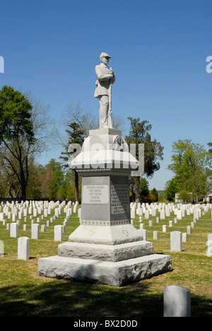 New Bern National Cemetery situé à New Bern, NC USA Banque D'Images