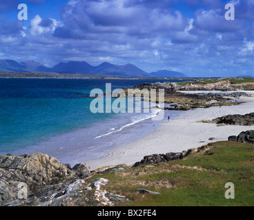 Mannin Bay, le Connemara, Galway, Irlande Banque D'Images