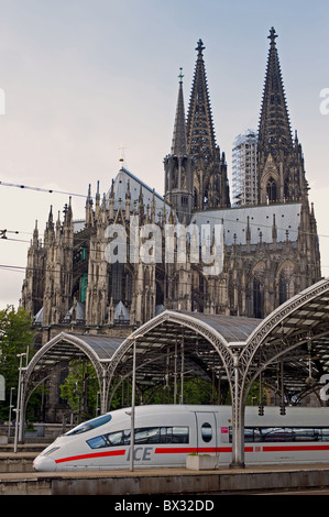 La cathédrale de Cologne, Rhénanie du Nord-Westphalie, Allemagne. Banque D'Images