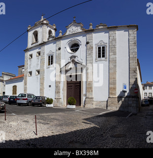 Église São Nicolau. Baroque et maniériste. Ville de Santarém, au Portugal. Banque D'Images