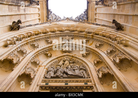 Belle cathédrale à prag, République tchèque Banque D'Images