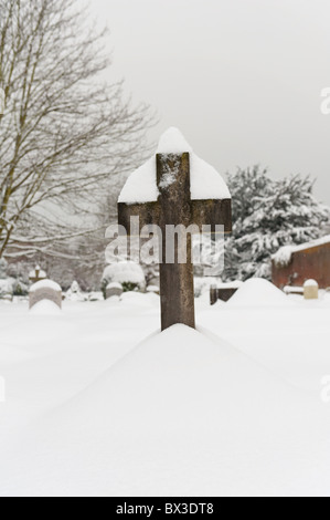 Winter Wonderland change le paysage Banque D'Images