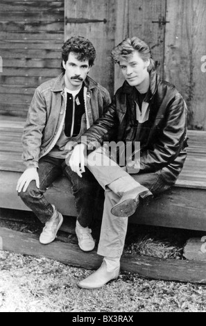 HALL ET OATES photo promotionnelle d'entre nous n'vocal avec Daryl Hall et John Oates à droite Banque D'Images