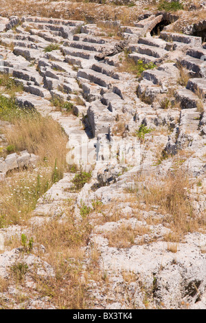 Théâtre grec de Syracuse, Sicile Banque D'Images