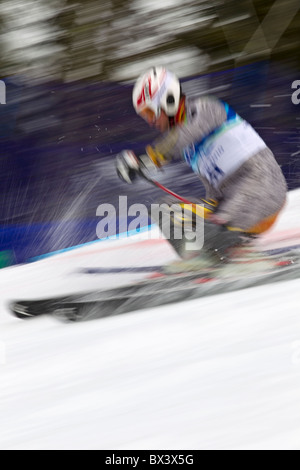 Jeux Olympiques d'hiver de Vancouver 2010 ; Slalom Hommes ; Banque D'Images