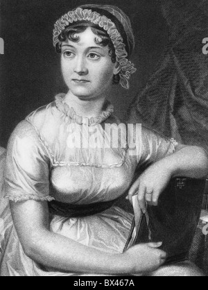 JANE AUSTEN (1775-1817), romancier anglais Banque D'Images