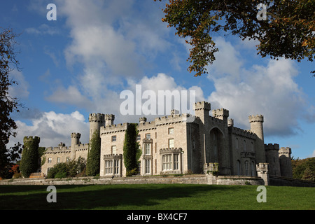 Château de Bodelwyddan au coin nord-est près de North Wales Denbighshire Bodelwyddan Banque D'Images