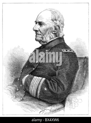 Le Contre-amiral William Branford Shubrick (31 octobre 1790 - 27 mai 1874) Banque D'Images