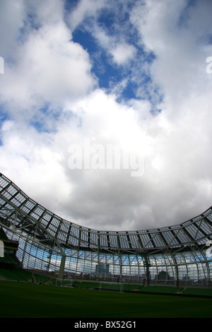 L'Aviva Stadium est un stade de sport situé à Dublin, l'Irlande, avec une capacité de 51 700 spectateurs Banque D'Images