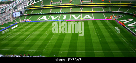 L'Aviva Stadium est un stade de sport situé à Dublin, l'Irlande, avec une capacité de 51 700 spectateurs Banque D'Images