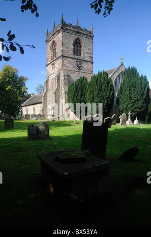 L'église du prieuré de tous les Saints, à Lapley, Staffordshire, Angleterre Banque D'Images