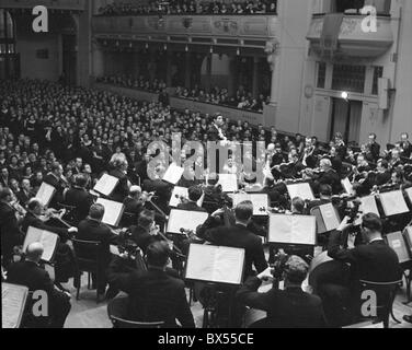 Roberto Benzi, Orchestre Philharmonique Tchèque Banque D'Images