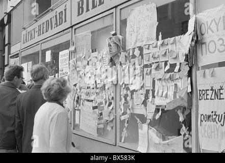 Affiches, messages, informations, actualités, de protestation Banque D'Images