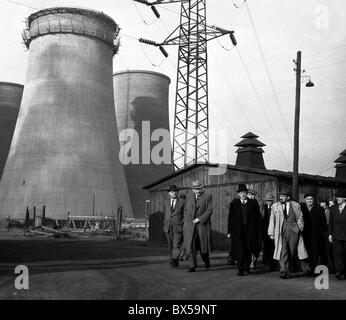 Electric power plant, Ervenice Banque D'Images