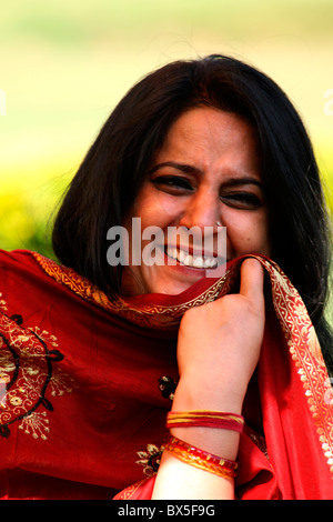 Femme Portrait-Indian Banque D'Images