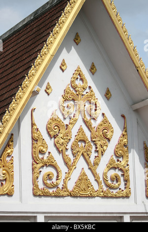 L'architecture de temple bouddhiste, la Thaïlande. Banque D'Images