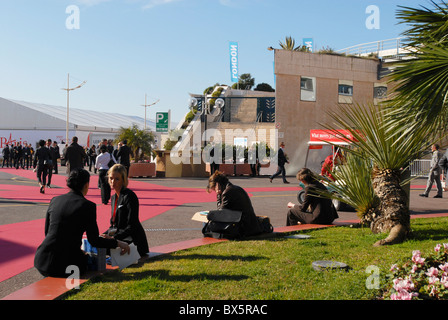 Les investisseurs au MIPIM Cannes France 2009 Banque D'Images