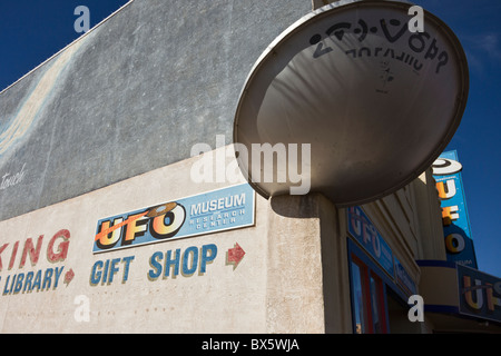 L'International UFO Museum and Research Center à Roswell, Nouveau Mexique. Banque D'Images