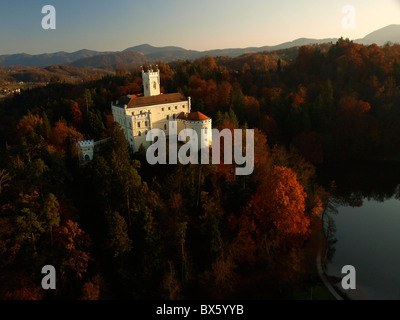 Château de Trakoscan, Croatie Banque D'Images