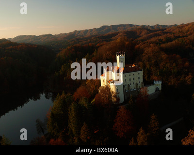 Château de Trakoscan, Croatie Banque D'Images