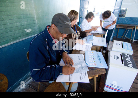 Élections municipales de San Jose Costa Rica Banque D'Images