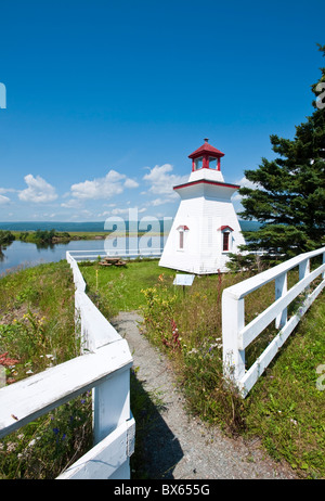 Anderson Hallow Leuchtturm à Riverside-Albert, Nouveau Brunswick, Canada, Amérique du Nord Banque D'Images