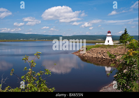 Anderson Hallow Leuchtturm à Riverside-Albert, Nouveau Brunswick, Canada, Amérique du Nord Banque D'Images