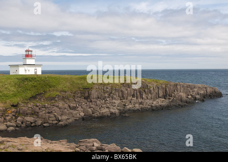 Grand Passage Phare, l'île Brier, Nova Scotia, Canada, Amérique du Nord Banque D'Images