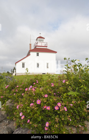 Phare de Gilbert's Cove, en Nouvelle-Écosse, Canada, Amérique du Nord Banque D'Images