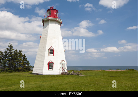 Panmure Head Lighthouse, Panmure Island, l'Île du Prince Édouard, Canada, Amérique du Nord Banque D'Images