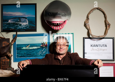 Lovecek Steve Lichtag, directeur, producteur, documentariste sous-marine Banque D'Images