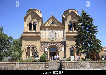 La Cathédrale de Saint François, Santa Fe, Nouveau Mexique, États-Unis d'Amérique, Amérique du Nord Banque D'Images