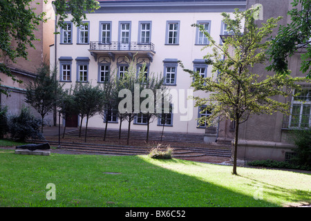 L'Université de Silésie, Opava, bibliothèque centrale de la Faculté de philosophie et des sciences Banque D'Images