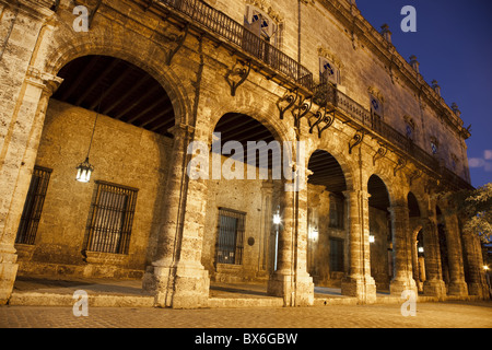 Palacio del Segundo Cabo datant de 1776, sur la Plaza de Armas dans la Vieille Havane, patrimoine mondial de l'UNESCO, La Havane, Cuba Banque D'Images