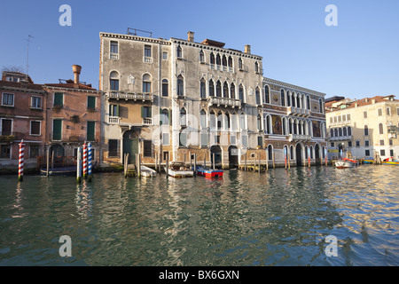 Palazzo Barbarigo, Grand Canal, Venise, UNESCO World Heritage Site, Vénétie, Italie, Europe Banque D'Images