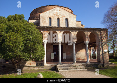Santa Fosca, église byzantine datant du 11ème et 12ème siècles, Torcello, Venise, UNESCO World Heritage Site, Veneto, Italie Banque D'Images