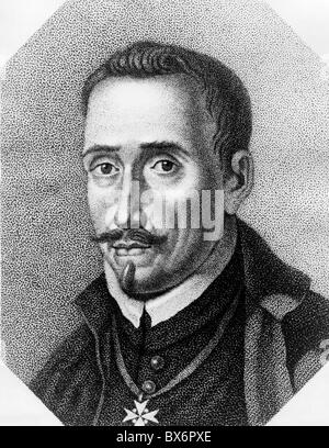 Y Vega Carpio, Felix Lope de, 25.11.1562 - 27.8.1635, poète espagnol, portrait, gravure par Christian Zschoch (1775 - 1833), après une peinture contemporaine, l'artiste n'a pas d'auteur pour être effacé Banque D'Images