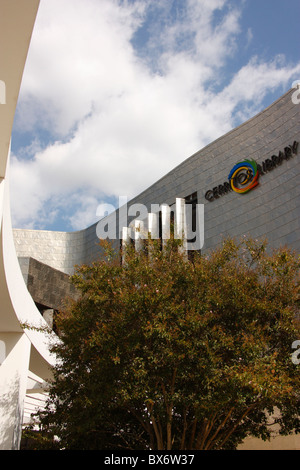 Bibliothèque de Cerritos, Cerritos, Californie, États-Unis. Banque D'Images