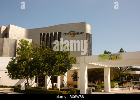 Bibliothèque de Cerritos, Cerritos, Californie, États-Unis. Banque D'Images