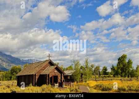 Chapelle de la Transfiguration, Jackson Hole, Wyoming, USA Banque D'Images