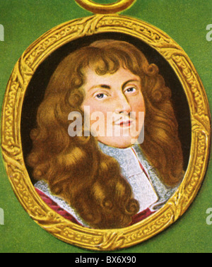 Villars, Claude Louis Hector duc de, 8.5.1653 - 17.6.1734, général français, portrait, imprimé après miniature par Jean Petitot, XVIIe siècle, carte à cigarettes, Allemagne, 1933, , Banque D'Images