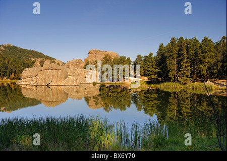 Sylvan Lake, Black Hills National Forest, Custer State Park, le Dakota du Sud Banque D'Images