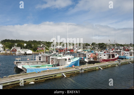 Village de Westport, l'île Brier, Nova Scotia, Canada, Amérique du Nord Banque D'Images