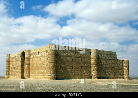 Qasr Kharana ou Qasr Harrana, un château désertique en Jordanie. Banque D'Images