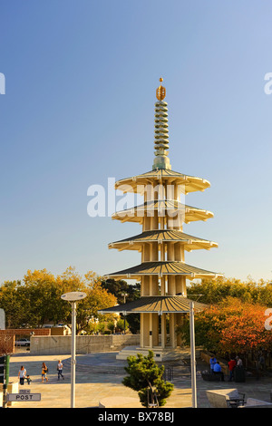 États-unis, Californie, San Francisco, Japantown, Pagode de la paix Banque D'Images