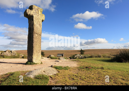 Les nonnes Croix dans le Dartmoor National Park, Devon, Angleterre, Royaume-Uni Banque D'Images