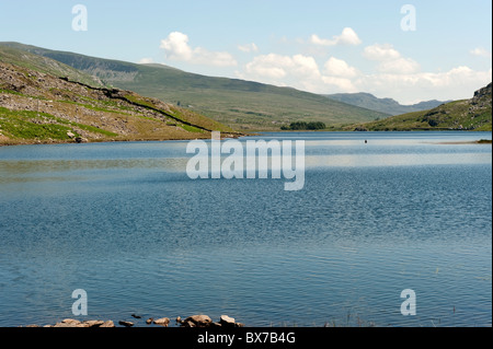 Llyn Lac Ogwen North Wales Snowdonia Banque D'Images