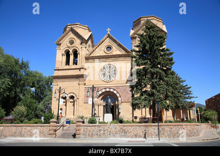 La Cathédrale de Saint François, Santa Fe, New Mexico, USA Banque D'Images