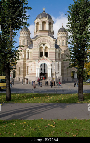 La cathédrale de la nativité, Riga, Lettonie Banque D'Images