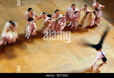 Balle d'opéra, ballet, danse, danseurs, entree, cancan Banque D'Images